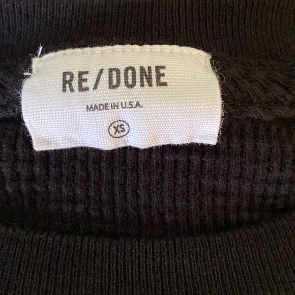RE/DONE Thermal Long Sleeve Tee - Picture 4 of 4